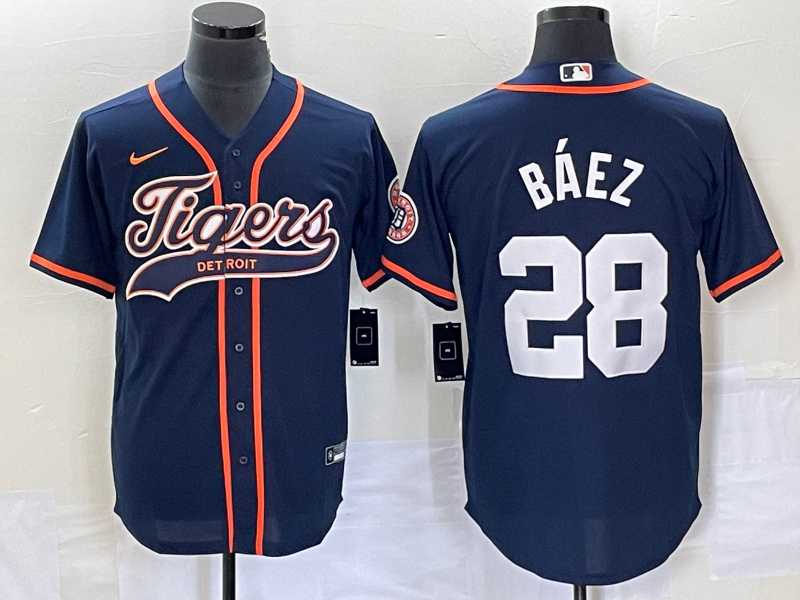 Men's Detroit Tigers #28 Javier Baez Navy Cool Base Stitched Baseball Jerseys,We sell and wholesale Men's Detroit Tigers #28 Javier Baez Navy Cool Base Stitched Baseball Jerseys on line form chian!